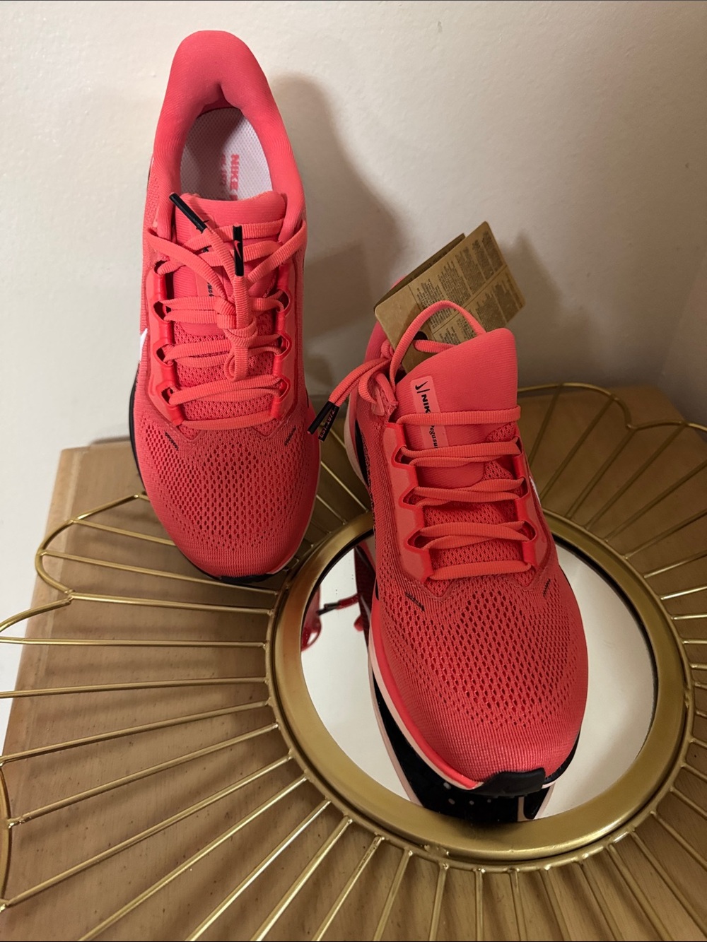 New Nike Women's Coral/White Running Sneakers pegasus